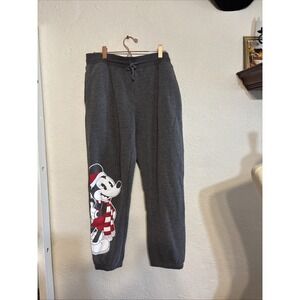 Disney‎  sweat pants Mickey Mouse  gray Large